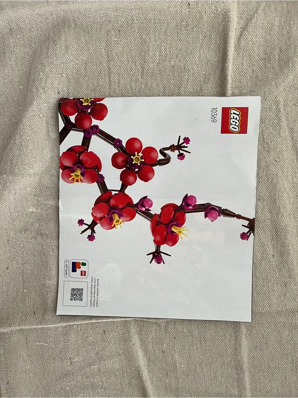 LEGO Red and Pink Plum Blossom Display Set